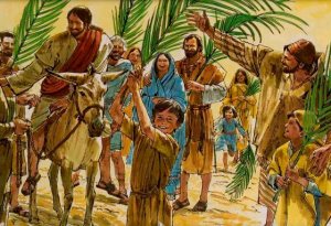 Jesús entrando en Jerusalén