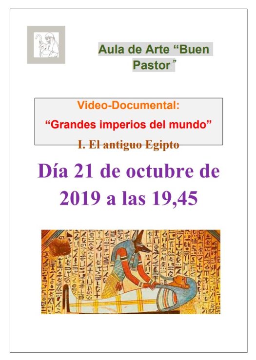 Vídeo documental sobre el antiguo Egipto