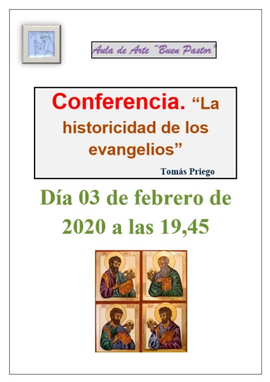 Conferencia La historicidad de los evangelios