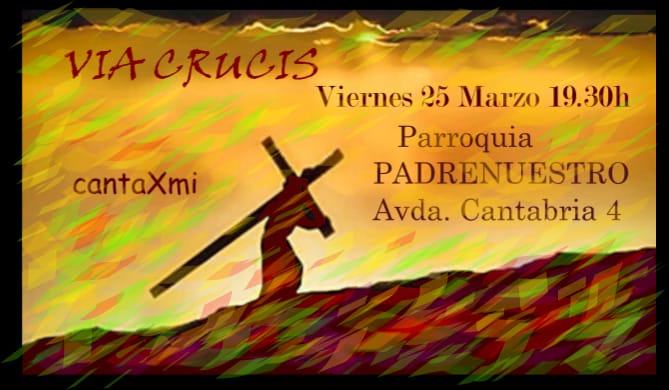 Anuncio del Viacrucis amenizado por CantaXmi